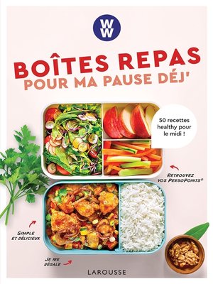 cover image of Boîtes repas pour ma pause déj'